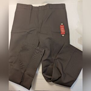New Dickies 874 Original Fit Work Pants Brown Mens 42x34